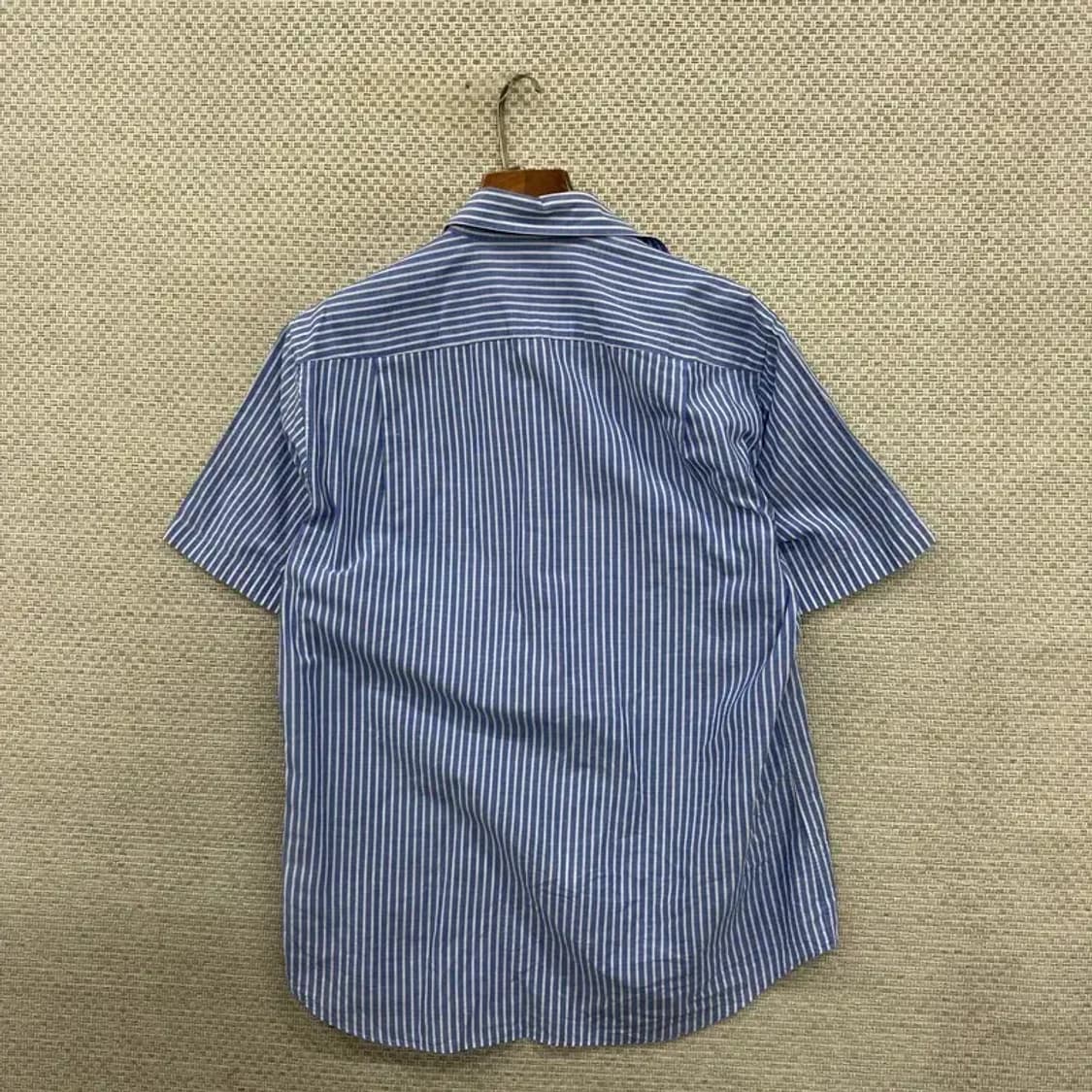 닥스 자수로고 캐주얼 스트라이프 반팔 셔츠 95 D07314 상품이미지2