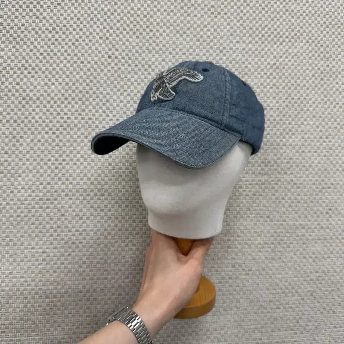 아메리칸이글 자수로고 빈티지 데님 볼캡 D07325 상품이미지1