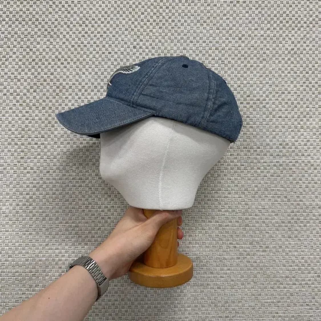 아메리칸이글 자수로고 빈티지 데님 볼캡 D07325 상품이미지2