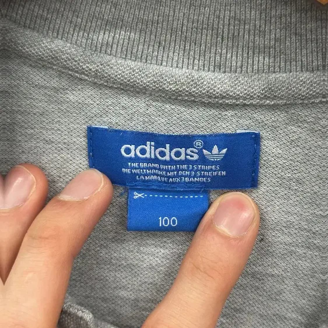 아디다스 자수로고 캐주얼 반팔카라티 100 D07290 상품이미지3