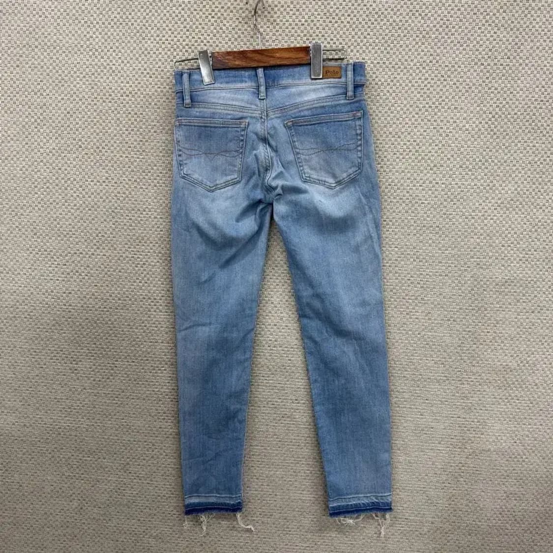 폴로 랄프로렌 빈티지워싱 캐주얼 찢청 데님 청바지 25인치 D07412 상품이미지2