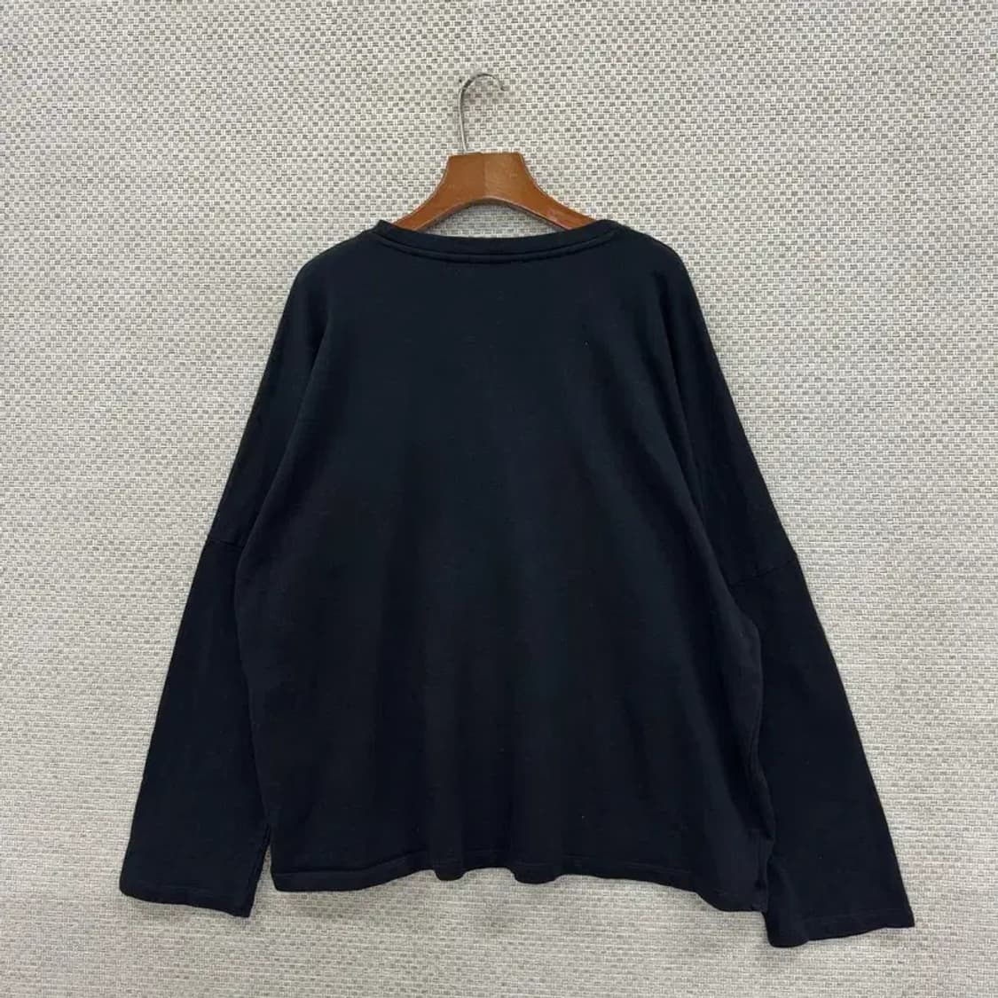 자라 ZARA 캐주얼 오버핏 롱슬리브 긴팔티 100 D07482 상품이미지2