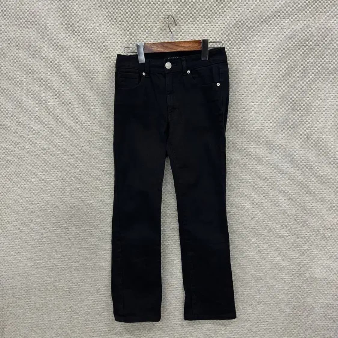 게스 여성 블랙진 흑청바지 26인치 D07563 상품이미지2