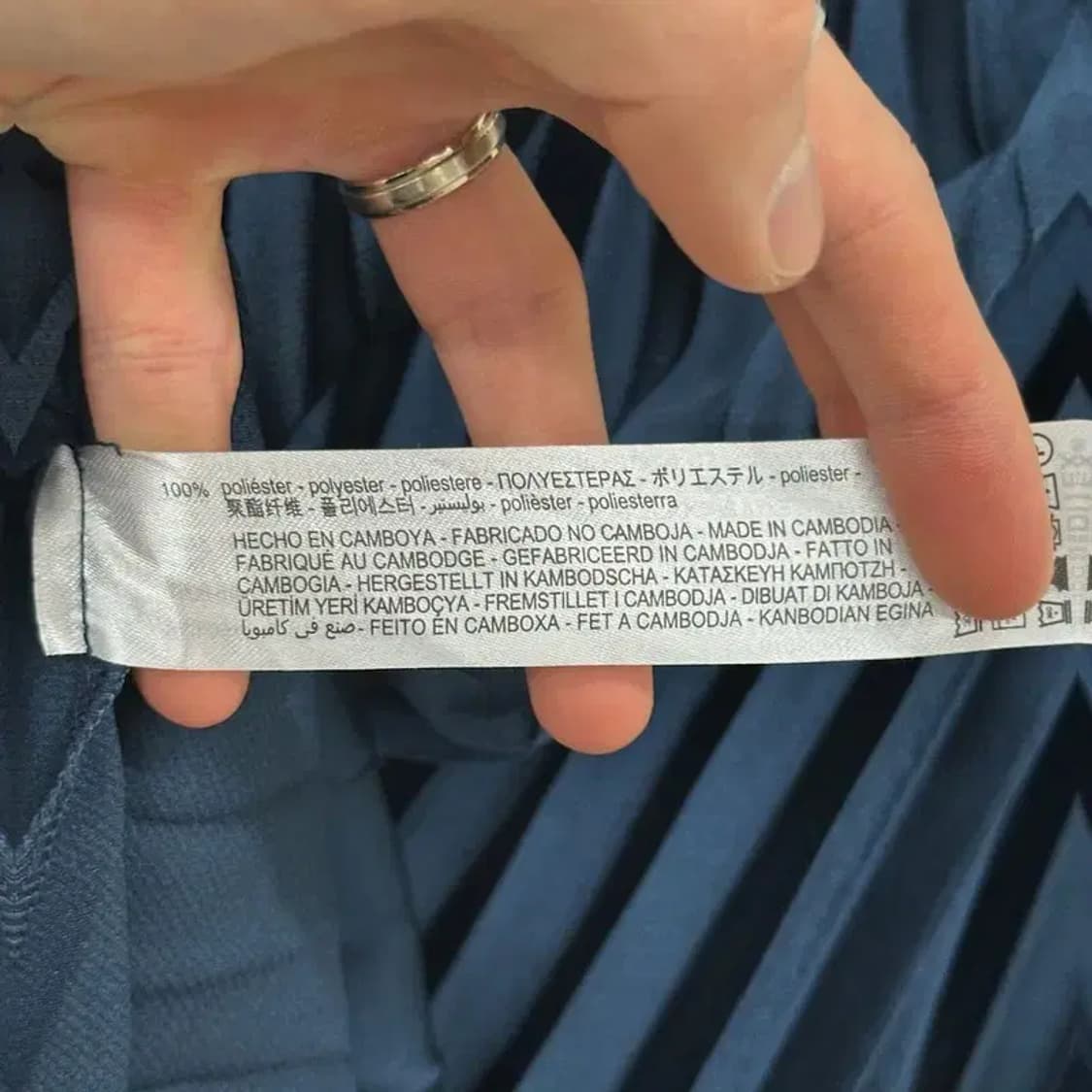 자라 ZARA 플리츠 롱스커트 24인치 D07565 상품이미지4