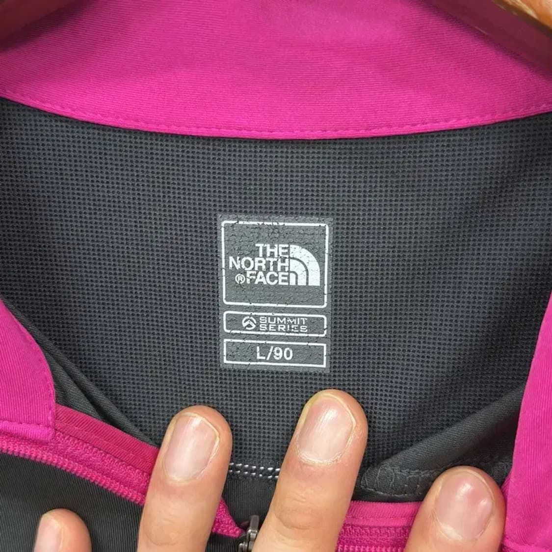 노스페이스 아웃도어 등산 반집업 기능성 여자 긴팔티 90 D07669 상품이미지3