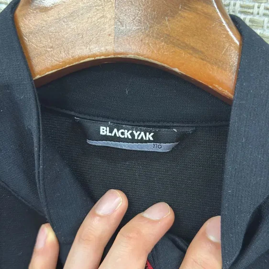 블랙야크 등산 아웃도어 반집업 기능성 긴팔티 105 D07671 상품이미지3