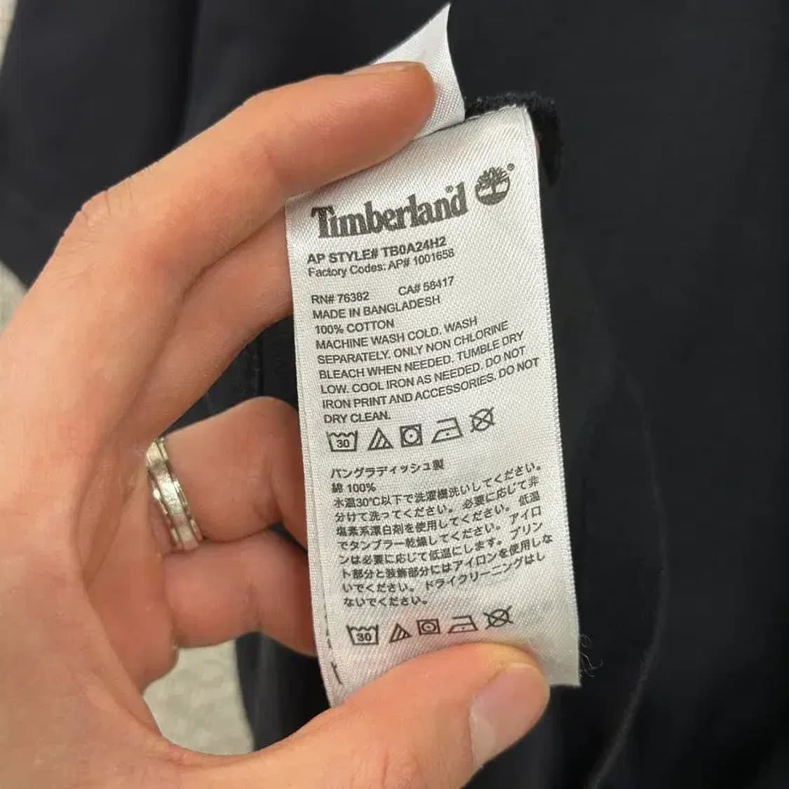 팀버랜드 남자 캐주얼 반팔카라티 95 D07678 상품이미지4
