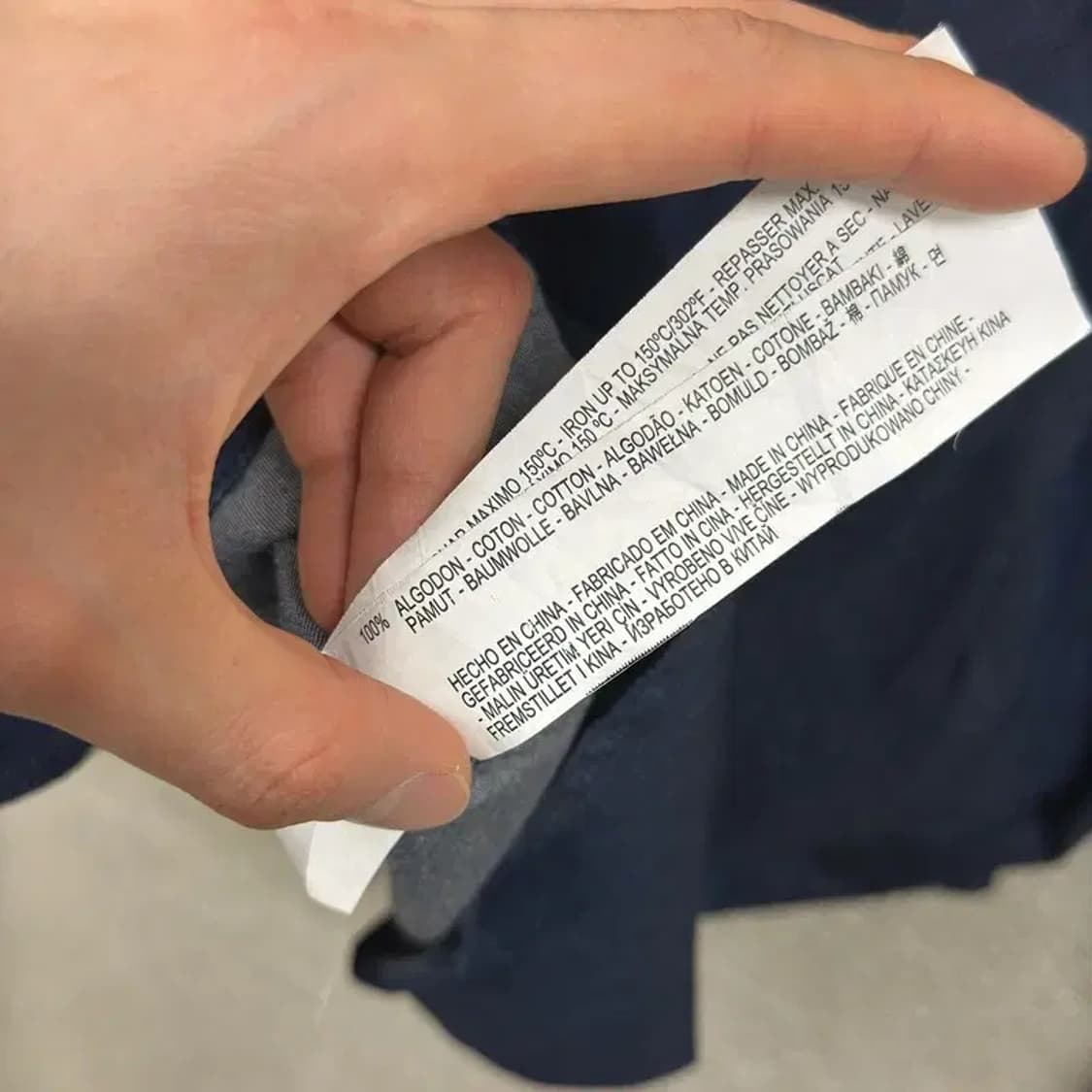 자라 ZARA 테일러드핏 남성 긴팔 셔츠 95 D07773 상품이미지4