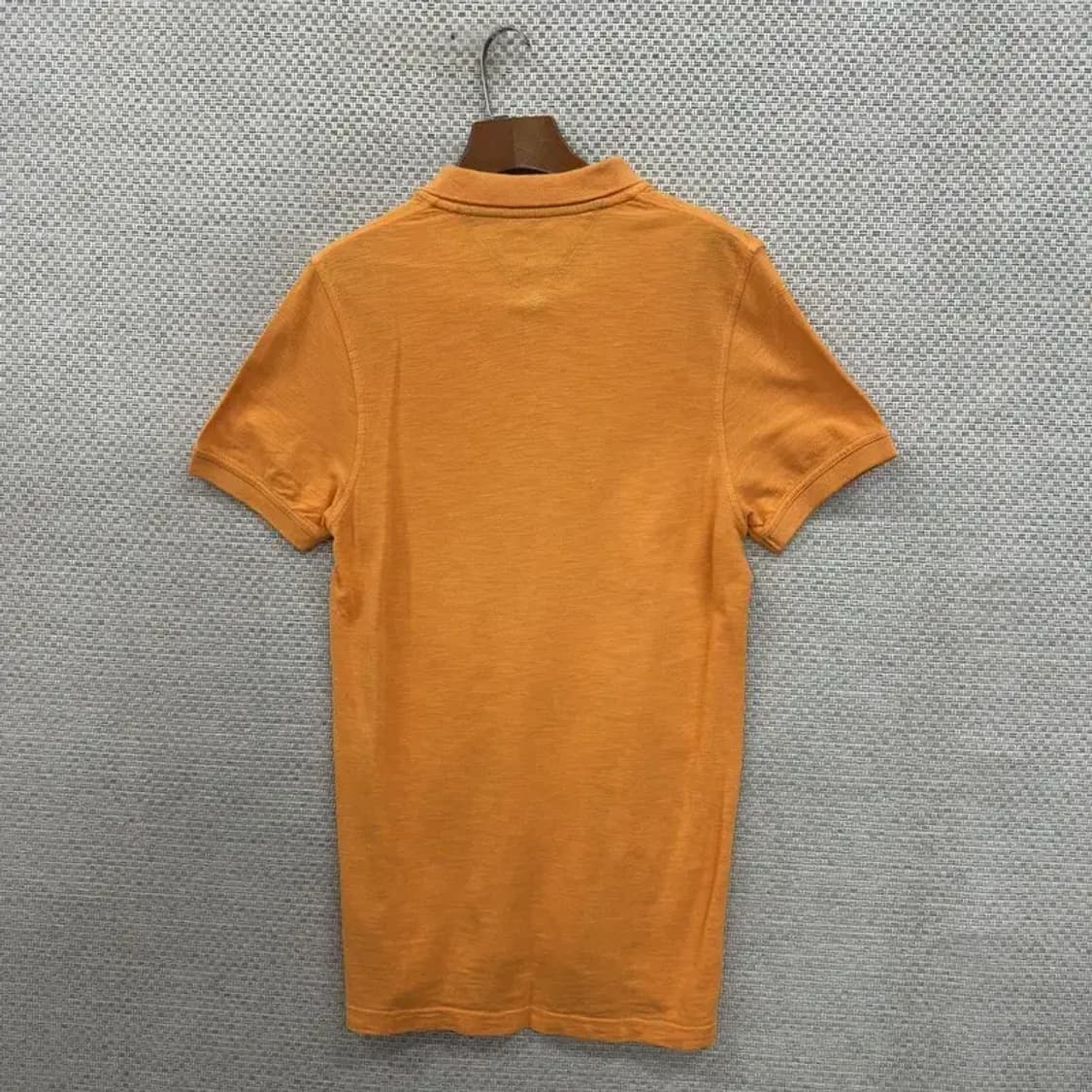 타미힐피거 자수로고 슬림핏 롱 반팔카라티 90 D07780 상품이미지2