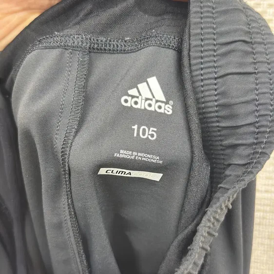아디다스 블랙 삼선 기능성 운동 반바지 105 D07879 상품이미지4