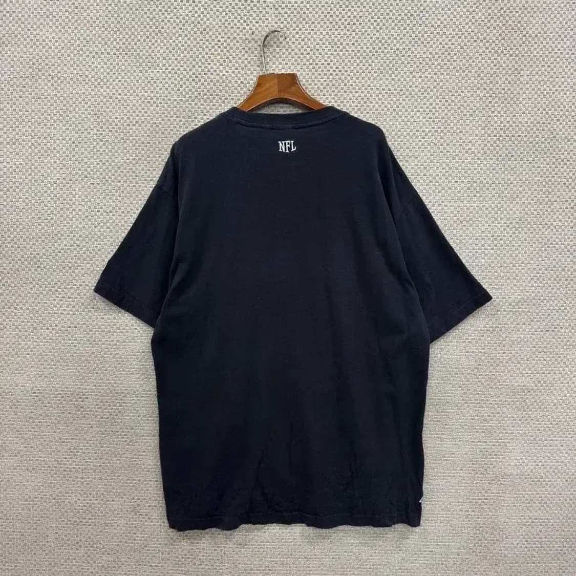 NFL 블랙 오버핏 캐주얼 반팔티 105 D07850 상품이미지2