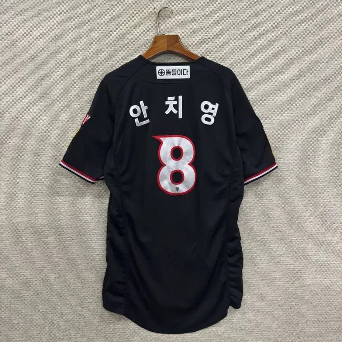 뉴발란스 KT WIZ 안치영선수 야구 유니폼 반팔티 100 D07862 상품이미지2