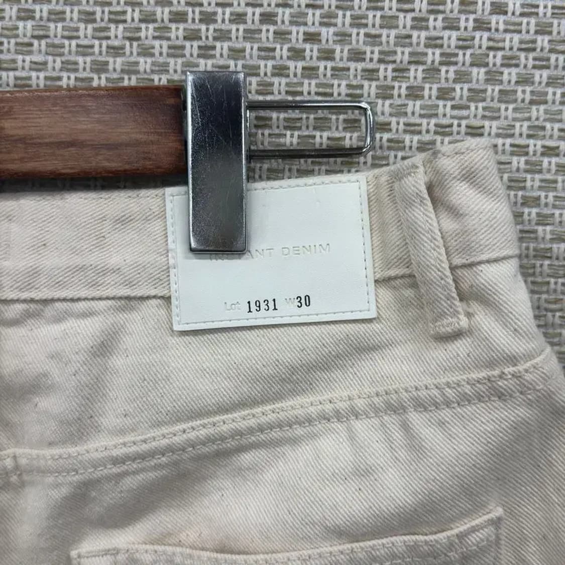 인스턴트데님 캐주얼 크림진 청바지 30인치 D07970 상품이미지3
