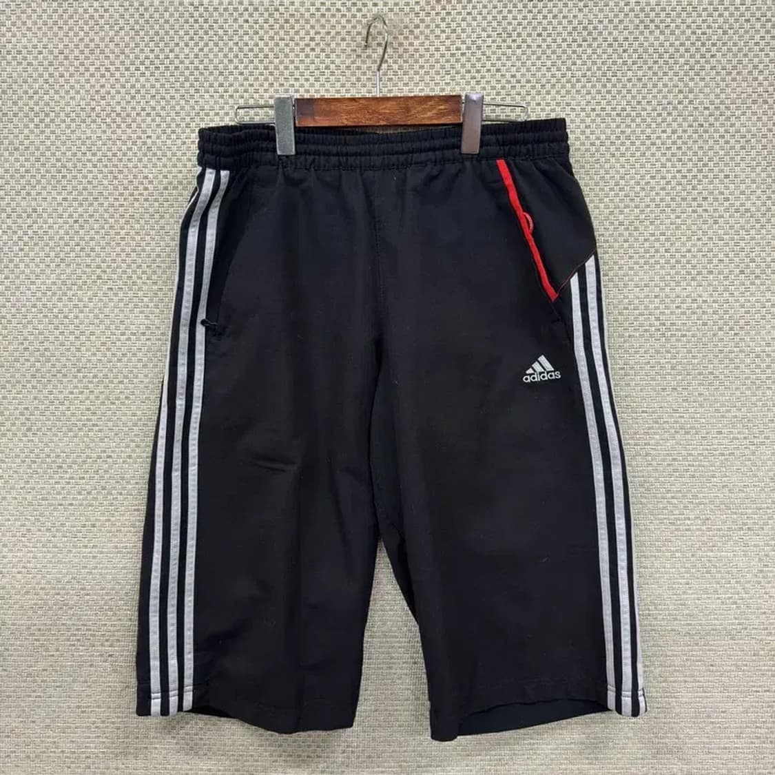아디다스 삼선로고 트레이닝 츄리닝 반바지 XL D07962 상품이미지1