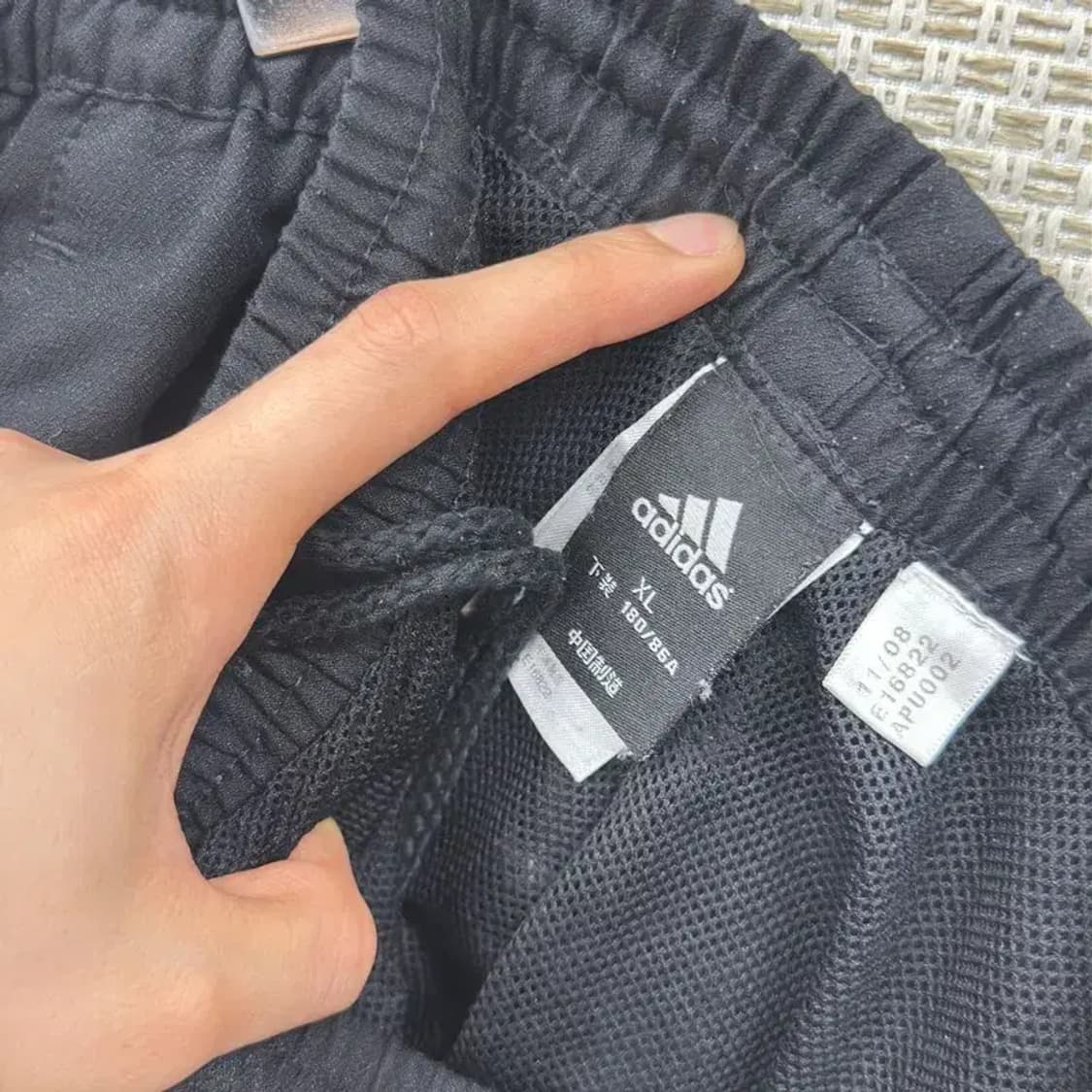 아디다스 삼선로고 트레이닝 츄리닝 반바지 XL D07962 상품이미지3