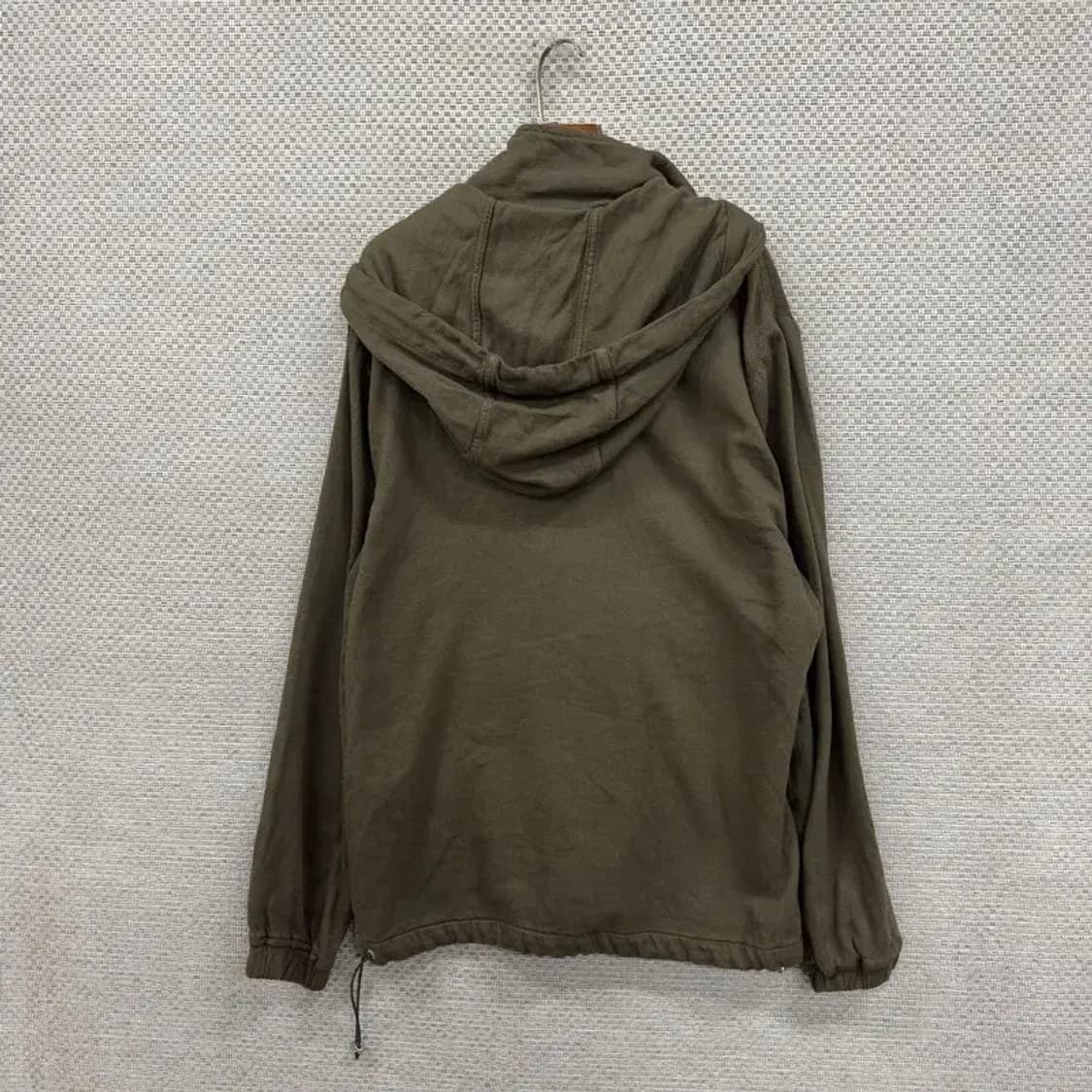 자라 ZARA 오버핏 스트링 반집업 후드티 100 D08030 상품이미지2