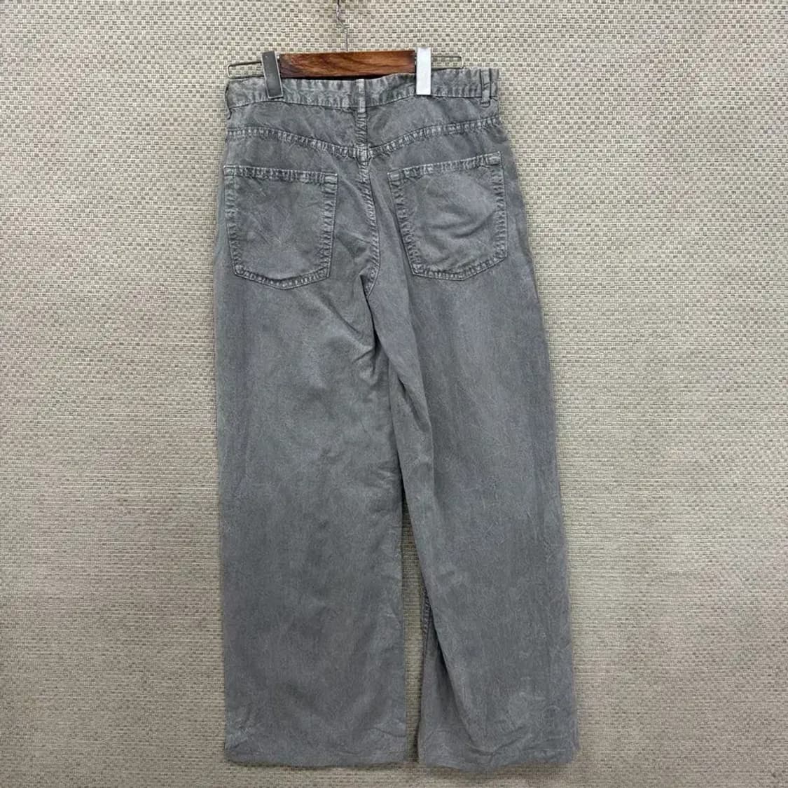 자라 ZARA 그레이 데님팬츠 와이드팬츠 27인치 D08053 상품이미지2