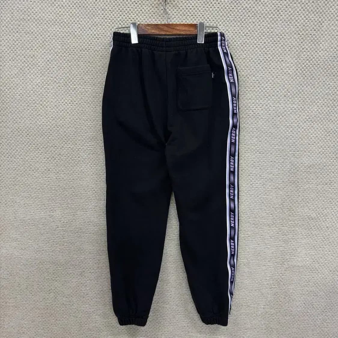 널디 사이드라인 블랙 조거팬츠 S D08056 상품이미지2