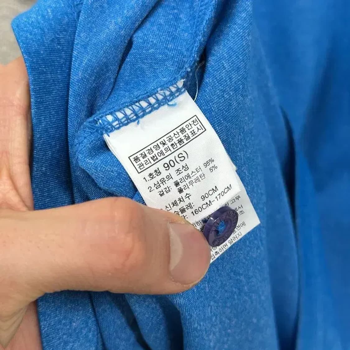 노스페이스 아웃도어 자수로고 기능성 반팔카라티 90 D08119 상품이미지4