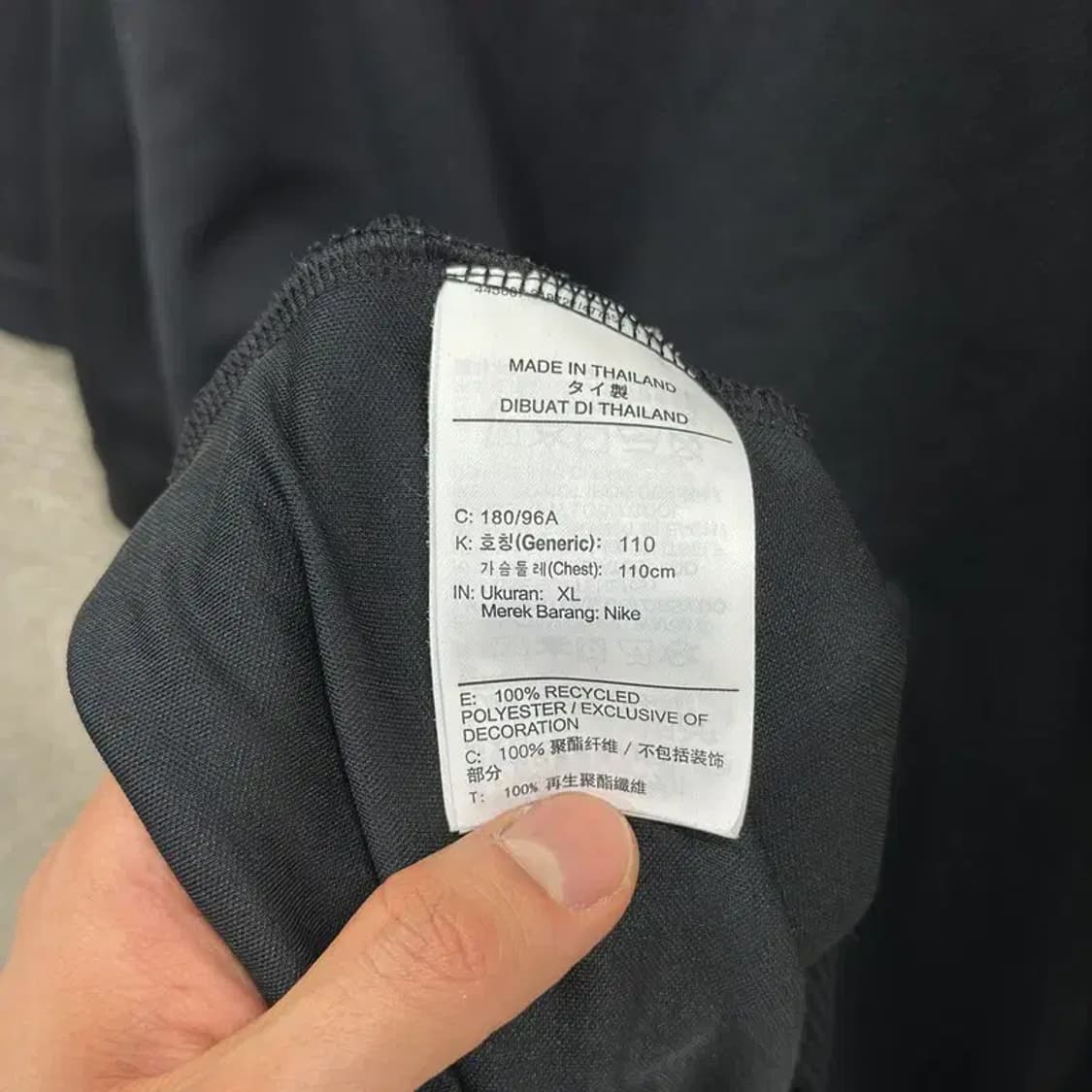 나이키 자수로고 드라이핏 기능성 반팔티 110 D08120 상품이미지4
