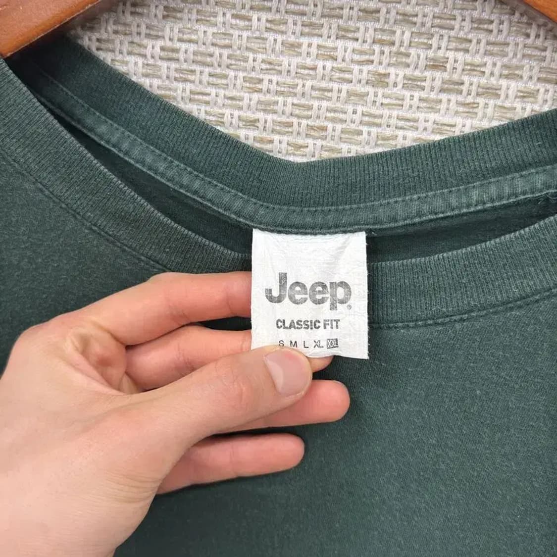 지프 JEEP 자수로고 캐주얼 반팔티 110 D08123 상품이미지3