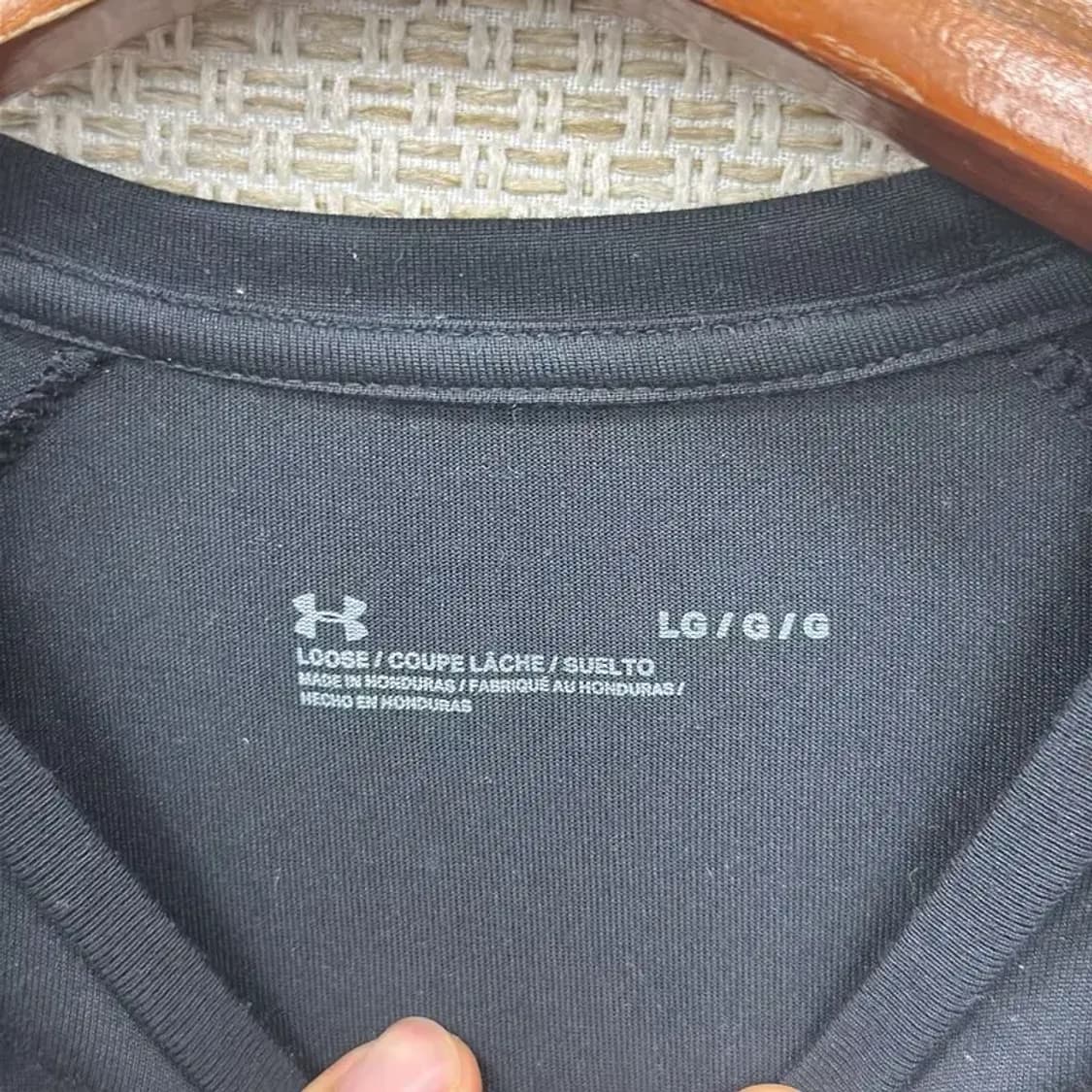 언더아머 빅프린팅로고 트레이닝 기능성 반팔티 100 D08198 상품이미지3