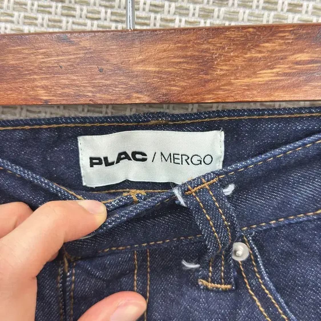플랙진 MERGO 캐주얼 셀비지 데님 청바지 30인치 D08226 상품이미지5