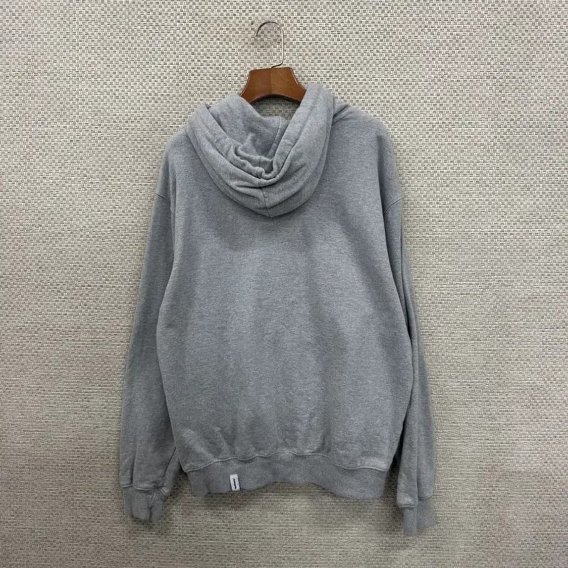 마하그리드 그레이 빅로고 오버핏 후드티 95 D08292 상품이미지2