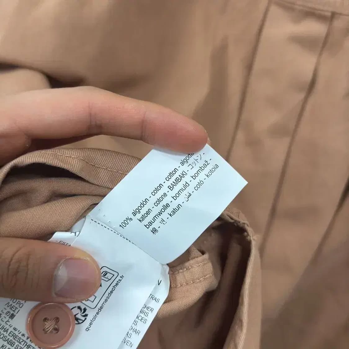 자라 ZARA 캐주얼 포켓 오버핏 반팔셔츠 105 D08305 상품이미지4