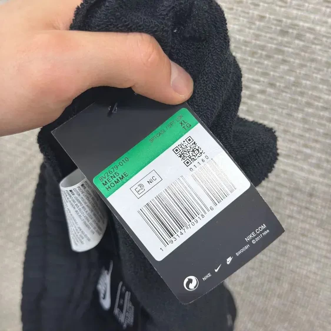 나이키 블랙 츄리닝바지 조거팬츠 XL D08310 상품이미지3
