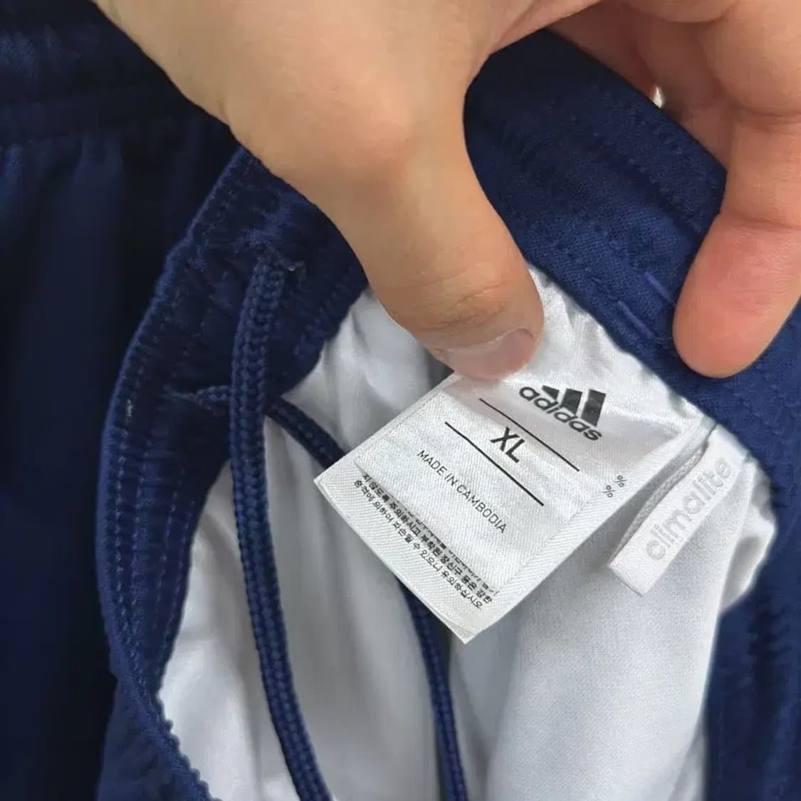 아디다스 네이비 운동 런닝 기능성 반바지 XL D08321 상품이미지3
