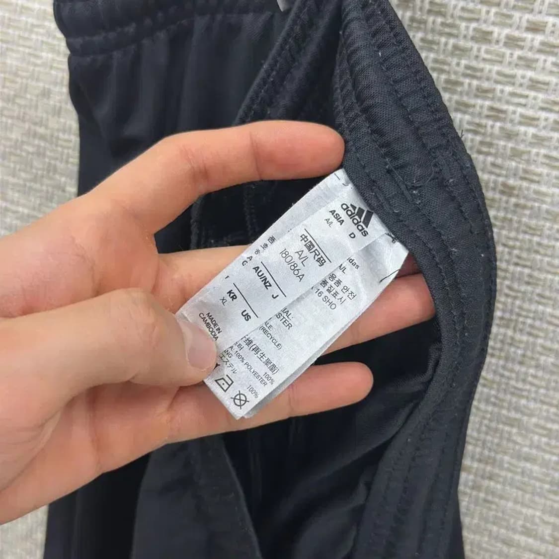 아디다스 블랙 운동 반바지 XL D08322 상품이미지3