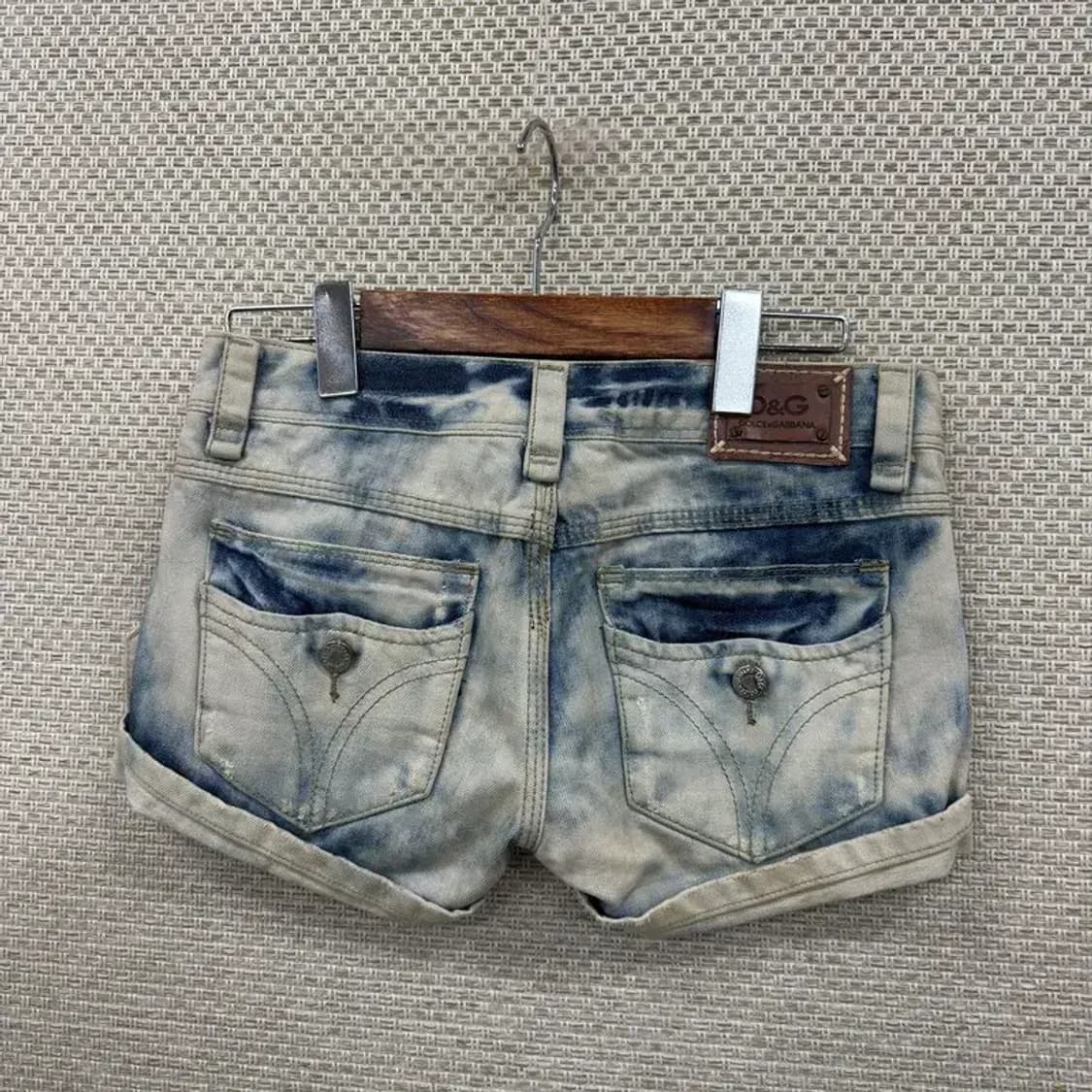 돌체앤가바나 빈티지 워싱 데님 숏팬츠 청반바지 28인치 D08399 상품이미지2