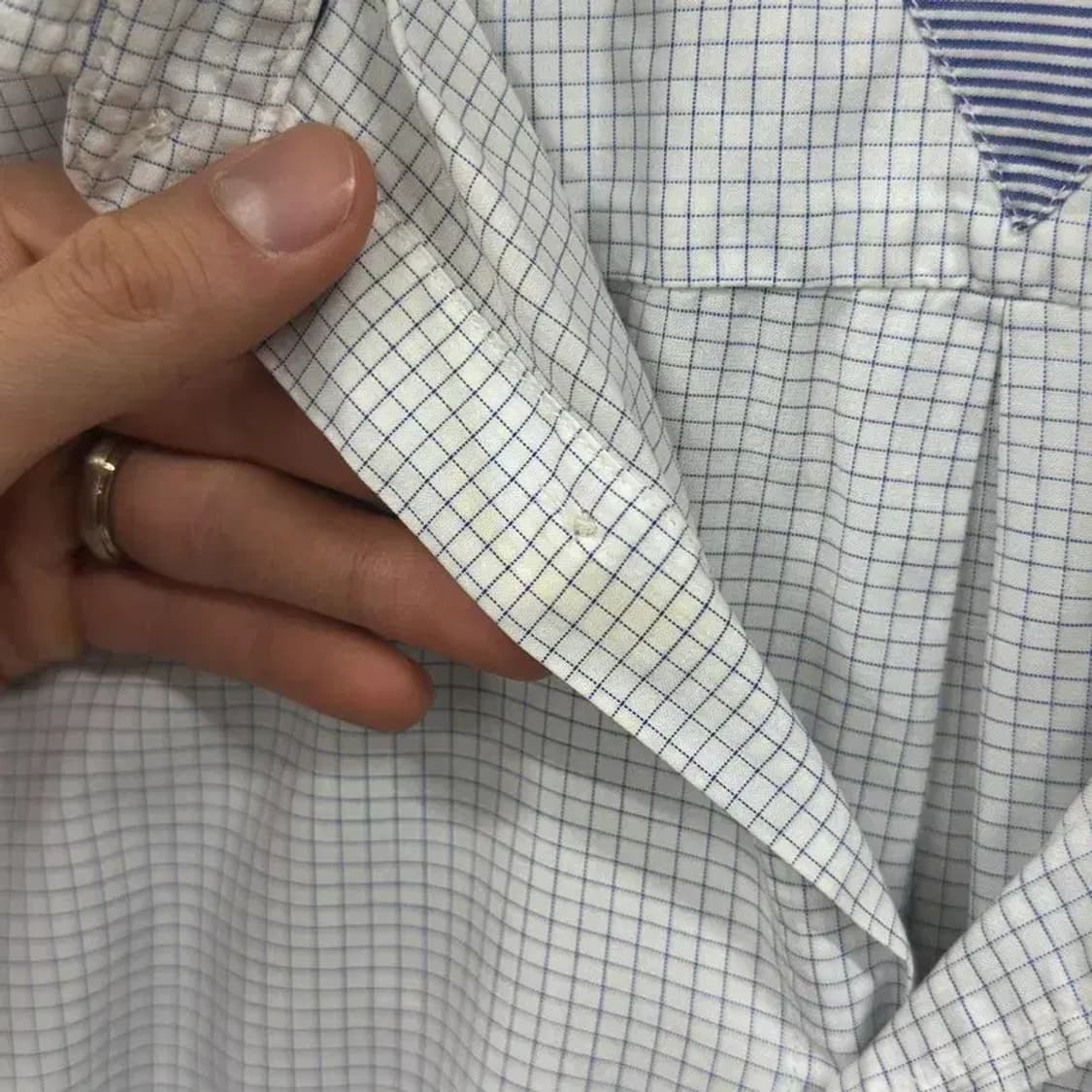 타미힐피거 자수로고 캐주얼 긴팔 셔츠 90 D08392 상품이미지4