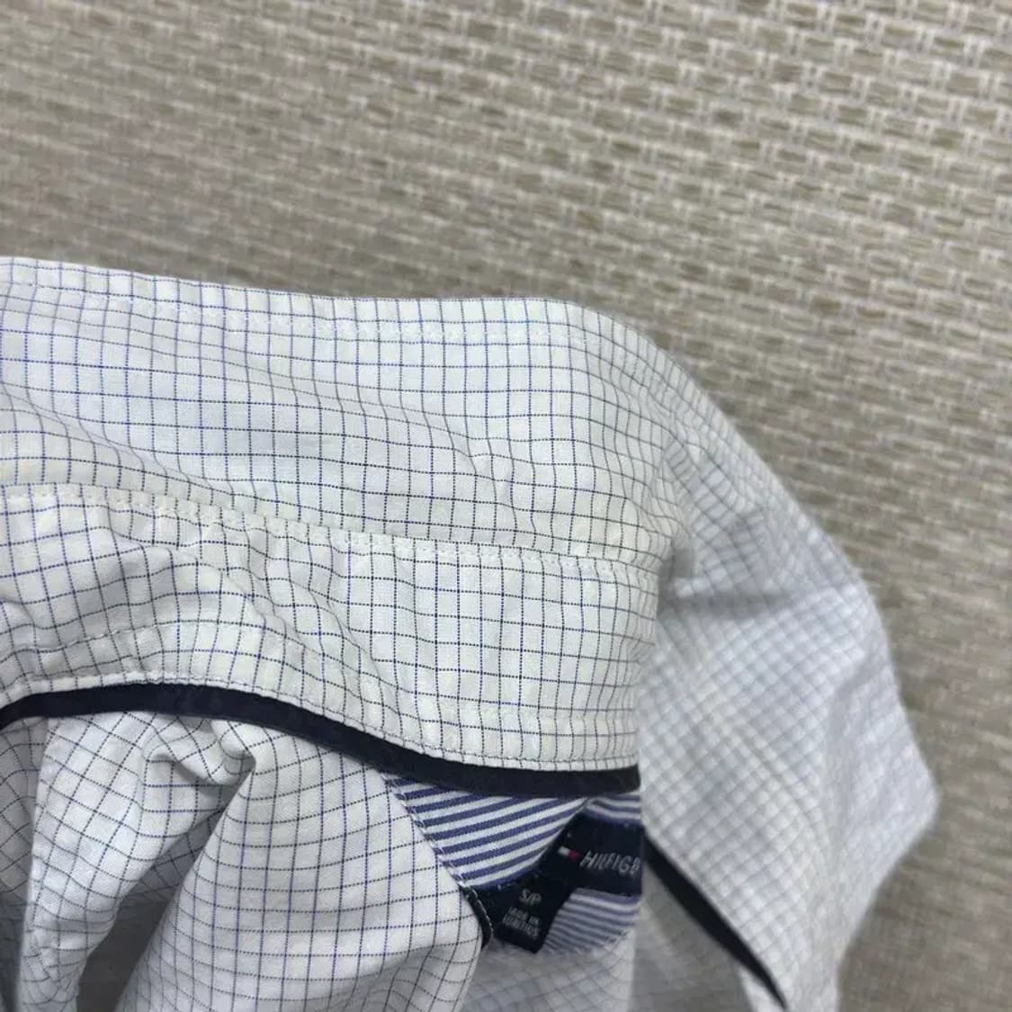 타미힐피거 자수로고 캐주얼 긴팔 셔츠 90 D08392 상품이미지5