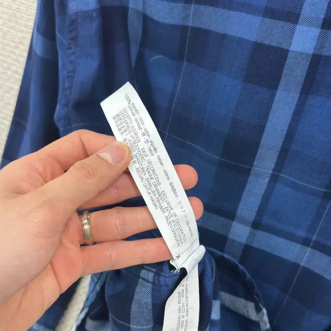 자라 ZARA 릴렉스핏 그라데이션 긴팔 셔츠 95 D08523 상품이미지4