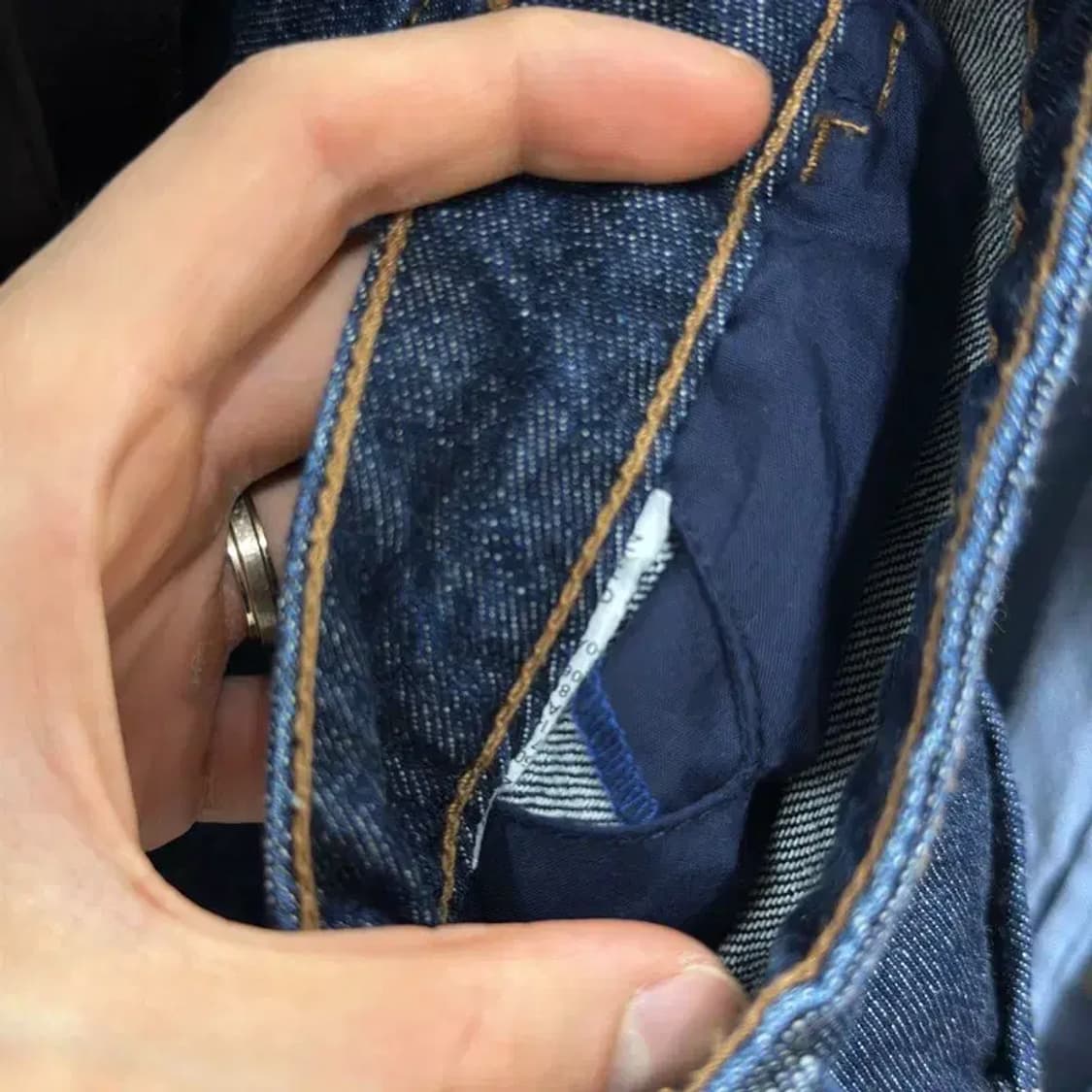 자라 ZARA 캐주얼 진청 데님 청바지 31인치 D08552 상품이미지4
