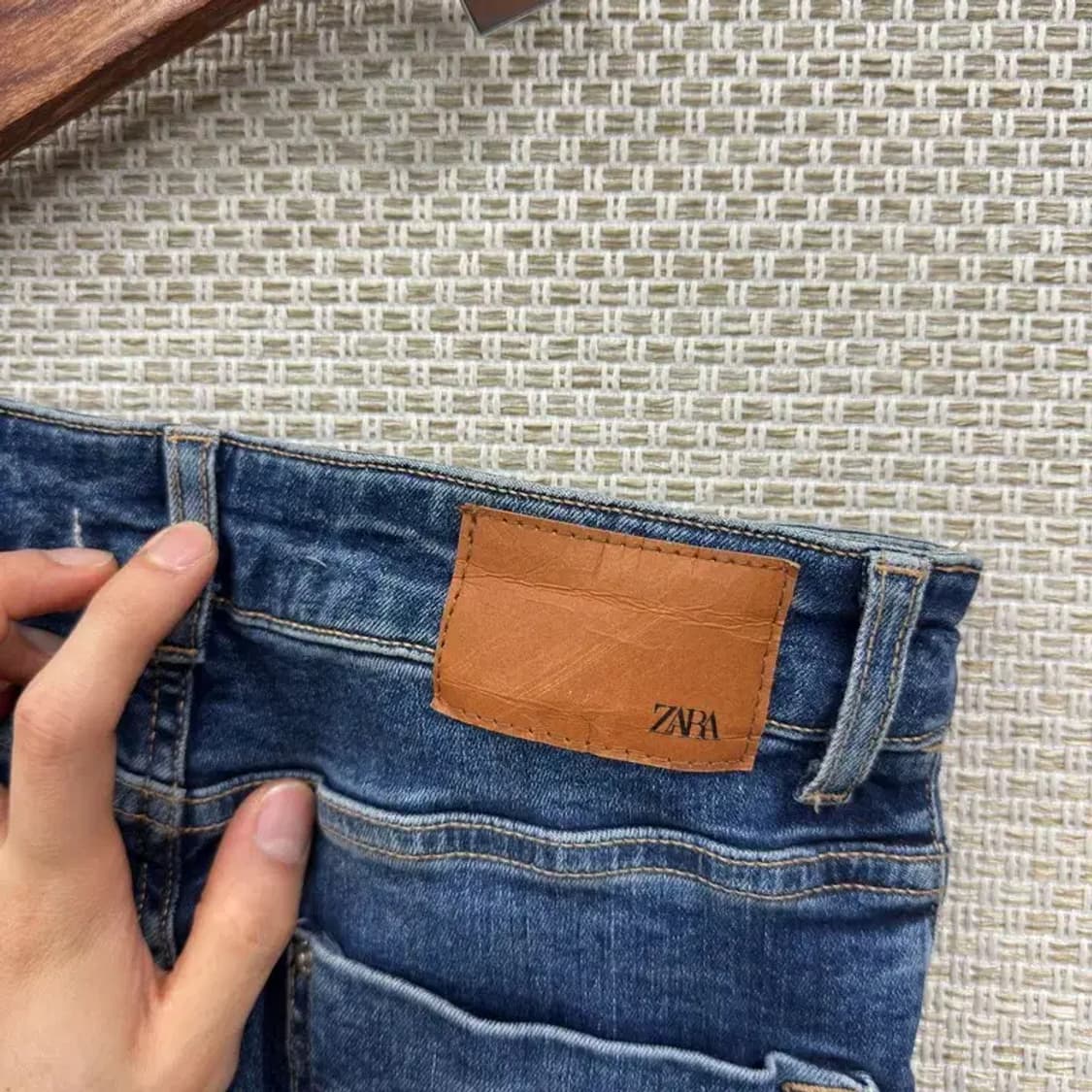 자라 ZARA 부츠컷 스판 데님 청바지 28인치 D08565 상품이미지3