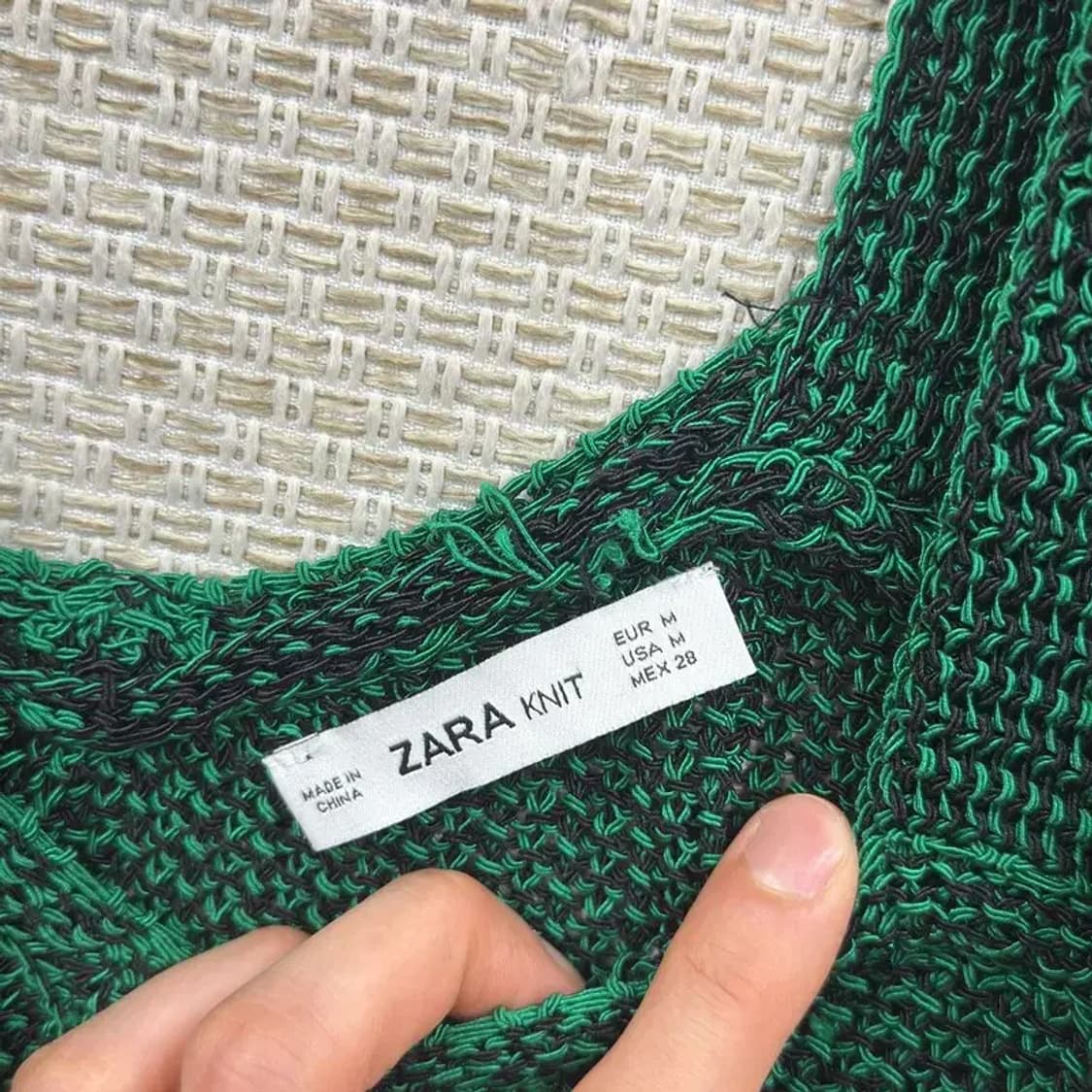 자라 ZARA 뷔스티에 니트 민소매 나시 85 D08697 상품이미지3