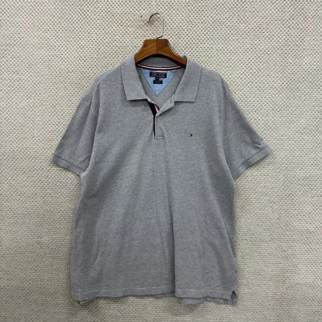 타미힐피거 자수로고 슬림핏 캐주얼 반팔카라티 105 D08794 상품이미지1