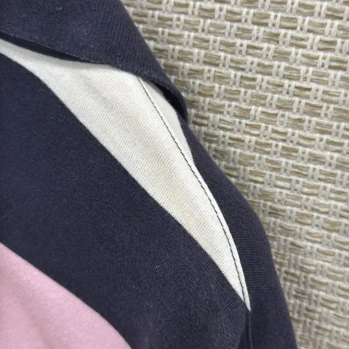 빈폴 자수로고 슬림핏 캐주얼 반팔카라티 100 D08795 상품이미지5