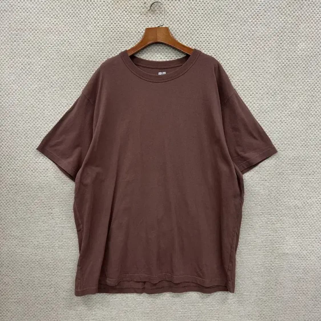 유니클로 U 르메르 빅사이즈 무지 반팔티 3XL D08876 상품이미지1