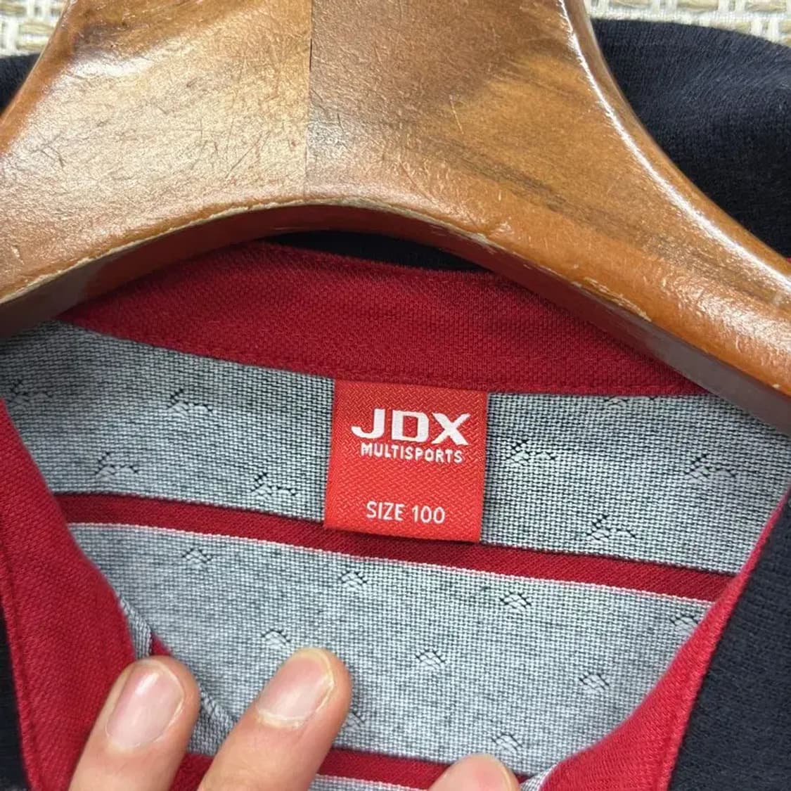 JDX 골프 스판 숏 반팔카라티 100 D08959 상품이미지3