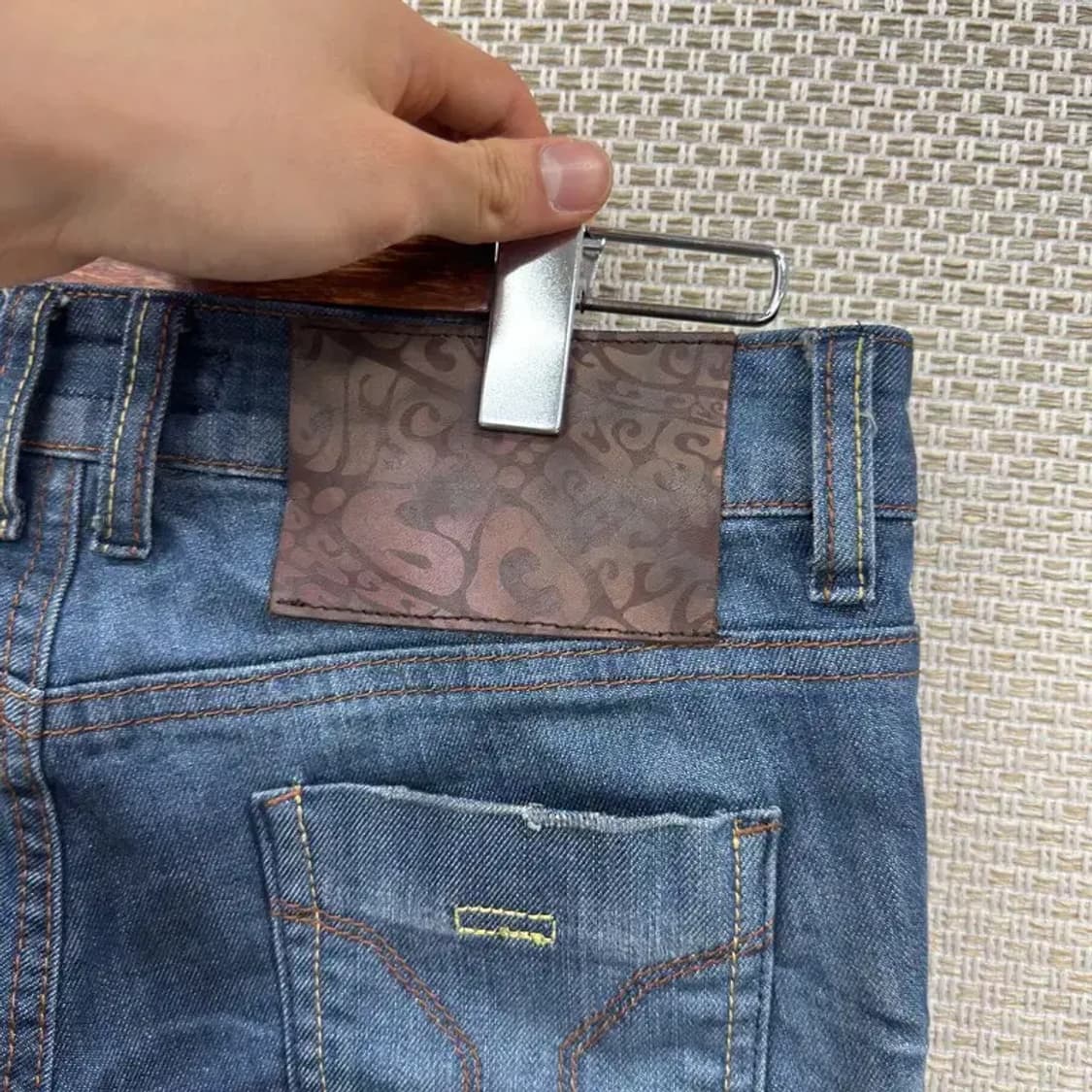 미스식스티 빈티지 찢청 세미부츠컷 데님 청바지 28인치 D09048 상품이미지3