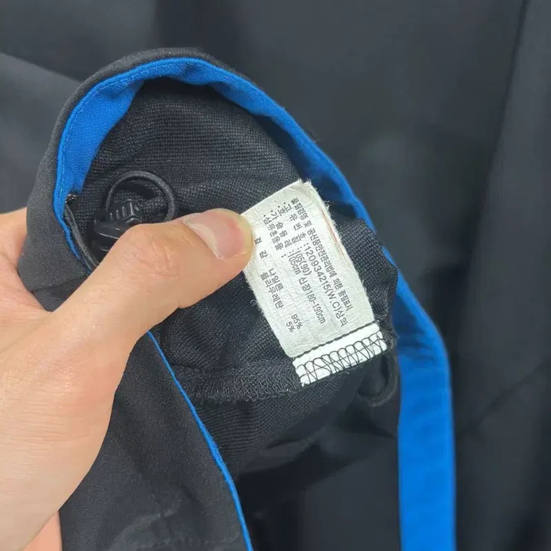 아식스 자수로고 캐주얼 트랙탑 져지 집업 105 D09111 상품이미지4
