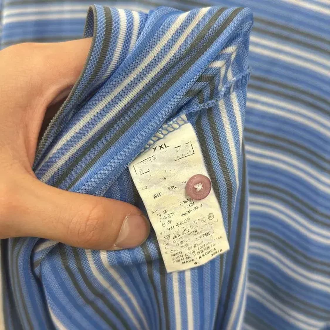 노스페이스 아웃도어 자수로고 기능성 반팔카라티 110 D09098 상품이미지4