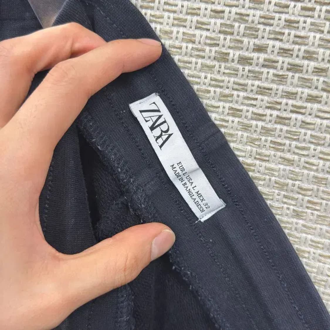 자라 ZARA 캐주얼 밴딩 츄리닝 반바지 L D09131 상품이미지3