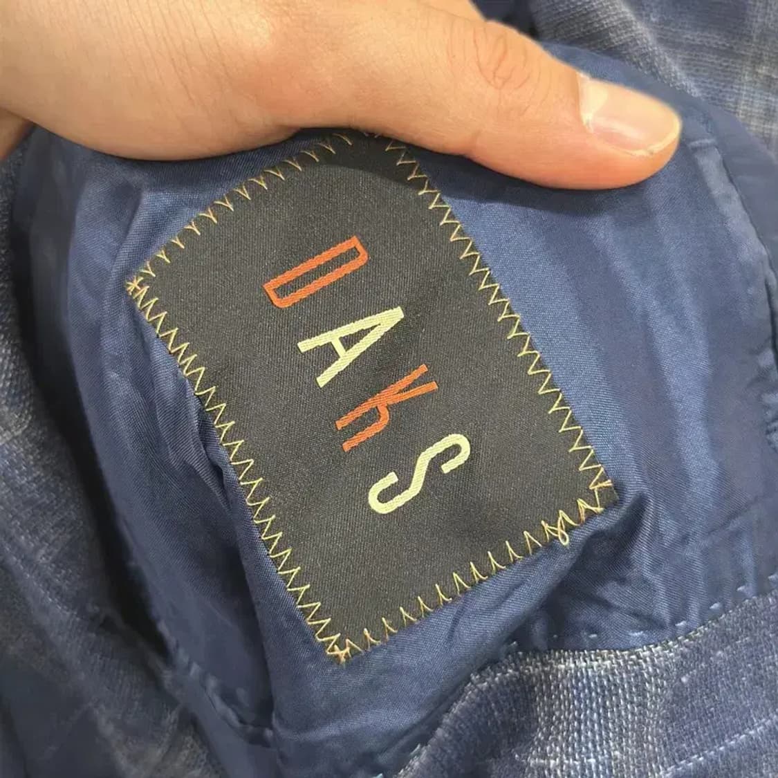 닥스 캐주얼 체크 블레이저 자켓 95 D09192 상품이미지3