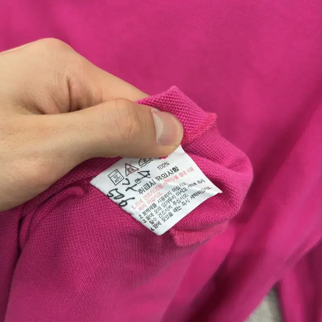 라코스테 캐주얼 자수로고 긴팔카라티 95 D09198 상품이미지4