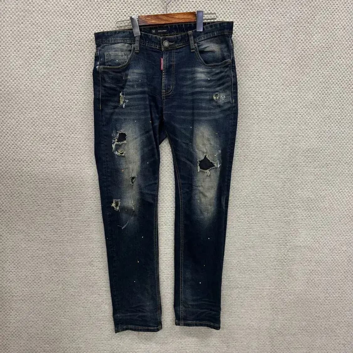 디스퀘어드2 빈티지 워싱 스판 데님팬츠 청바지 35인치 D09211 상품이미지1